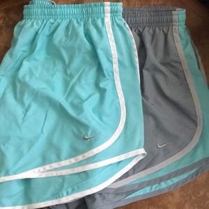 Two pair Nike shorts